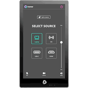 KRAMER KT-205WM – Panel Táctil 5.5" IPS | Resolución 720x1280 | Multi-Touch | Android 11 | PoE 802.3af | Wi-Fi 6 | Altavoz y Micrófono Integrados | Montaje en Pared | Kramer