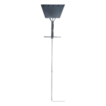 SYSCOM TOWERS SAZ-60G – Ancla de Piso Tipo Paleta / Varilla 3/4" / Placa 1/2" (13 mm) / Longitud 195 cm (6.4 ft) / Galvanizado por Inmersión en Caliente / 22.5 kg
