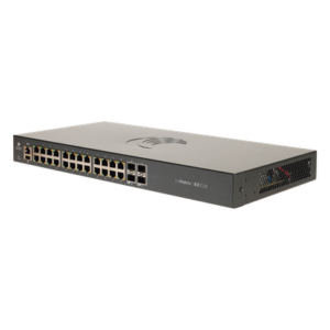 CAMBIUM NETWORKS MX-EX1028XXA-0 – Switch Gigabit Ethernet / 24 Puertos 10/100/1000 / 4 SFP / Capa 2 / Gestión en la Nube / 56 Gbps