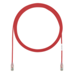 PANDUIT UTP28SP7RD – Cable de Parcheo Cat6 UTP / 28AWG Diámetro Reducido / 2.13 m (7 Pies) / LSZH-CM Doble Clasificación / PoE++ / Rojo