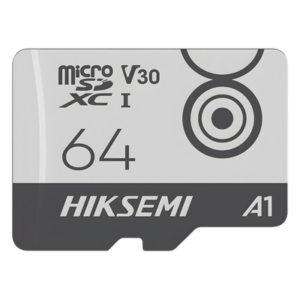 HIKSEMI by HIKVISION HS-TF-M1/64G – Memoria MicroSD / 64 GB / Lectura 95 MB/s / Escritura 55 MB/s / Clase 10 U3 V30 / Rango −25°C a 85°C / 10,000 h Grabación / Resistente Agua y Golpes