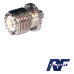 RF INDUSTRIES,LTD RSA-3475 – Adaptador RF / Conector SMA Hembra a UHF Hembra (SO-239) / Cuerpo Bronce Niquelado / Contacto Oro / Aislante Teflón / Montaje en Línea
