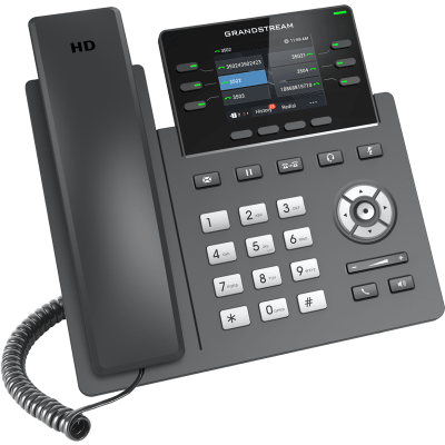 GRANDSTREAM GRP2613W – Teléfono IP / 6 Líneas SIP / Wi-Fi 6 Doble Banda / Bluetooth / 24 Teclas BLF Virtuales / Pantalla LCD 2.8" / 2 Puertos Gigabit - Image 4