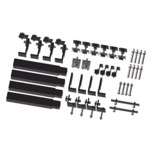 EPCOM POWERLINE EPL-AMO011X4-STBLK – Sistema de Montaje para Paneles Solares / Arreglo 1x4 / Aluminio Anodizado / Inclinación Ajustable 20-45° / Resistencia Viento 136 km/h