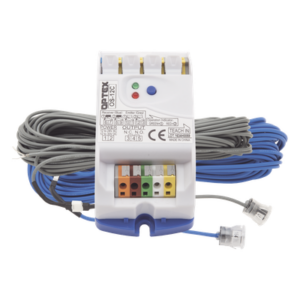 OPTEX OS12CT – Sensor de Seguridad Infrarrojo Activo / Haz Único / Cabezales 15 mm / Puertas Automáticas / Terminales sin Tornillos