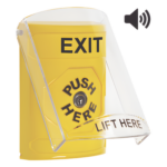 STI SS22A0XT-EN – Botón de Salida / Carcasa de Policarbonato / Bocina Integrada / Llave de Restablecimiento / Rango -40 a 121°C / UL cUL ADA
