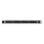UBIQUITI USW-PRO-48-POE – Switch PoE administrable / 48 puertos Gigabit PoE+ / PoE++ 802.3bt / 4 SFP+ 10G / 600W / 1.72' de alto