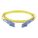 PANDUIT F92ERLNLNSNM030 – Jumper de Fibra Óptica / Monomodo OS2 9/125 / LC-LC Dúplex / OFNR Riser / 30 m (98.43 pies) / Amarillo