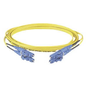 PANDUIT F92ERLNLNSNM030 – Jumper de Fibra Óptica / Monomodo OS2 9/125 / LC-LC Dúplex / OFNR Riser / 30 m (98.43 pies) / Amarillo