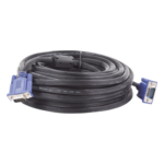 EPCOM POWERLINE VGA-15M – Cable Extensor VGA / 15 m (49.2 ft) / Full HD 1920x1080p / Conector HD15 Macho a Macho / Blindaje Aluminio y Malla Trenzada / CCTV y Videovigilancia