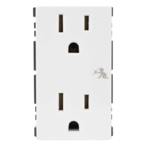 SIMON SM-2TC-B – Módulo Dúplex de Contactos Eléctricos / 10A / 127V / Sistema de Seguridad Antiobjetos / Compatible con Cajas para Pavimento / Embornamiento a Tornillo