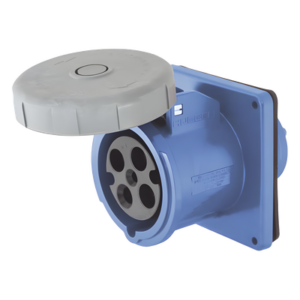 HUBBELL HUB-HBL-460-R9W – Receptáculo Hembra Pin and Sleeve / Trifásico 60 A / 250 VCA / 3 Polos 4 Hilos / IP67 / Grado Industrial