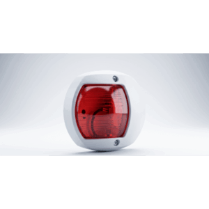 PERKO 0170-WP0-12V – Luz de Navegación Marina / Roja / Lateral / USCG / <20 m (65.6 ft) / 2-3 MN / Arco 225° / 12V/24V / Montaje Vertical