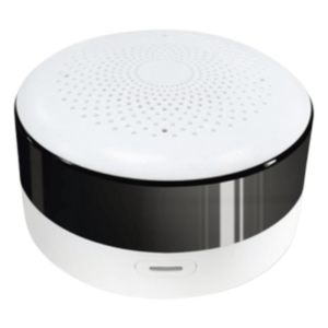 AKUBELA IR22 – Controlador IR Universal / Zigbee 3.0 / Alcance 10-15 m (32.8-49.2 ft) / Sensor Temp-Hum / Aprendizaje IR / 80x48 mm