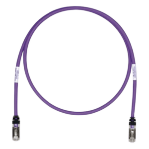 PANDUIT STP6X10VL – Patch Cord Cat6A / Blindado S/FTP / 26 AWG / 3.05 m (10 pies) / CM/LS0H / Violeta