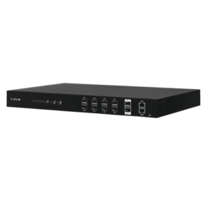 UBIQUITI UF-OLT – Terminal de Línea Óptica GPON / 8 Puertos SFP GPON + 2 SFP+ 10 Gbps / 1024 ONUs Concurrentes / Alcance 20 km (65,616 ft) / Triple Play / Rack 1U