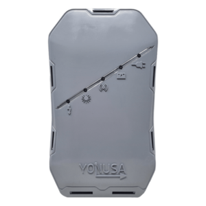 YONUSA SYSNG-HS – Energizador Perimetral / 12,000 Volts / 0.5 Joules / 500 m (1,640.4 ft) Lineales / Supervisión de Tierra Física / Sirena 12V 30W 120 dB
