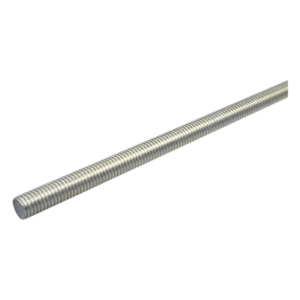 ANCLO ANC-BR14-100 – Varilla Roscada / 1/4" (6.4 mm) / 1 m (3.3 ft) / Fierro SAE 1018 / Galvanizado Electrolítico