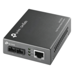 TP-LINK MC100CM – Convertidor de Medios / Fibra Multimodo SC / RJ45 10/100 Mbps / 100 Mbps / Alcance 2 km / Plug and Play