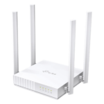 TP-LINK ARCHERC24 – Router Inalámbrico / Wi-Fi AC750 / Dual Band 2.4 y 5 GHz / 733 Mbps / 4 Antenas Externas / 3 Modos Operación / 5 Puertos 10/100 Mbps / Montaje Techo o Pared