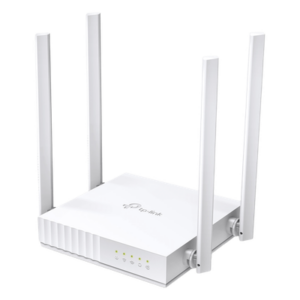 TP-LINK ARCHERC24 – Router Inalámbrico / Wi-Fi AC750 / Dual Band 2.4 y 5 GHz / 733 Mbps / 4 Antenas Externas / 3 Modos Operación / 5 Puertos 10/100 Mbps / Montaje Techo o Pared