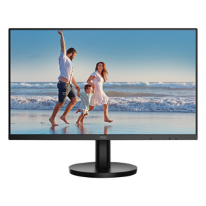AOC 24B3HM – Monitor LED de 23.8" VESA, Resolución 1920 x 1080 Pixeles, Entradas de Video VGA/HDMI. Panel VA LCD Backlight LED. Ultra Delgado