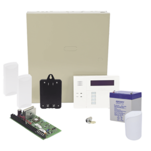 HONEYWELL HOME RESIDEO VISTA48RFSFIRE – Kit de Panel de Alarma Híbrido / 48 Zonas / Teclado Alfanumérico con Receptor Inalámbrico / 3 Particiones / 254 Eventos