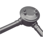 RAWELT GRL-0546-PC – Caja de Conexión para Áreas Peligrosas / 1" (25 mm) / Recubrimiento PVC 40 mils + Uretano 2 mils / IK09 / IP66 / NPT / Aluminio Libre de Cobre