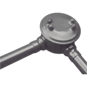 RAWELT GRL-0546-PC – Caja de Conexión para Áreas Peligrosas / 1" (25 mm) / Recubrimiento PVC 40 mils + Uretano 2 mils / IK09 / IP66 / NPT / Aluminio Libre de Cobre