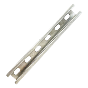 CHAROFIL UNP-4X4-U10-GAC – Unicanal Perforado / 4x4 U10 / 3000 mm (9.84 ft) / Acero Galvanizado por Inmersión en Caliente