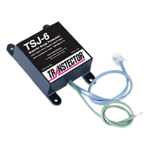 TRANSTECTOR TSJ-6A – Protector de Línea Telefónica / SASD / RJ-11 / 160V / Bidireccional / <5ns / 2.2 x 2.2 x 0.89 in