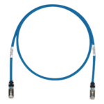 PANDUIT STP6X1BU – Patch Cord S/FTP Cat6A / 500 MHz / 0.30 m (1 ft) / 26 AWG / CM/LSZH / Azul