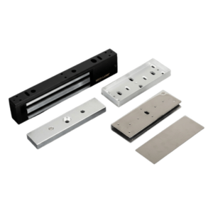 ENFORCER SECOLARM E941SB600PQ/KITU – Kit de Control de Acceso / Chapa Magnética 600 lbs (272 kg) / Montaje en U para Puerta de Cristal / Uso Interior / UL / Aluminio Anodizado