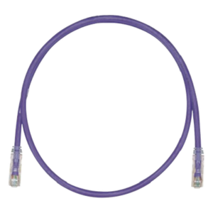 PANDUIT UTPSP8MVLY – Cable de Parcheo UTP Cat6 / 24 AWG / CM / 8 m (26.25 ft) / PoE Tipo 3 y 4 / Violeta
