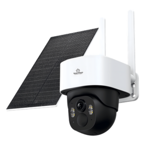 SMARTHOME BY EPCOM SCAM2PTP4G – Cámara IP PT / 4 Megapixel / 4G LTE / Visión Nocturna Color 10 m (32.8 ft) / Audio Bidireccional / Panel Solar 5W