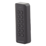 HIKVISION DS-K1802EK – Lector de Tarjetas PROX / EM 125 kHz / Teclado Numérico / Wiegand W26/W34 / IP65 / Perfil Delgado