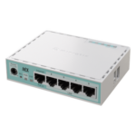 MIKROTIK E50UG – Router / 5 Puertos Gigabit / CPU ARM Dual-Core 950 MHz / RAM 512 MB / Balanceo 4 WAN / USB / 128 MB NAND