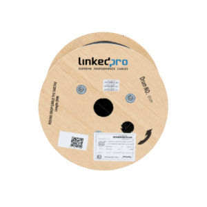 LINKEDPRO LPFIG0/2KM – Cable Fibra Óptica Drop / Monomodo G.657A2 / 1 Hilo / Forro LSZH 3 mm / Aéreo y Ducto / 2 km