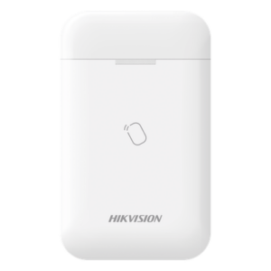 HIKVISION DS-PT1-WB – Lector de Tag Inalámbrico / Armado y Desarmado por Proximidad / 2 Tags Incluidos / Alimentación 3x AA / Compatible AX PRO