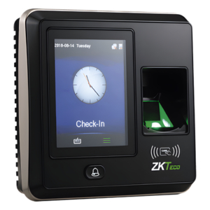 ZKTECO SF-300 – Terminal de Control de Acceso / 1,500 Huellas / Pantalla 2.8" / TCP/IP y USB / Wiegand 26 bits / 105 x 105 x 32 mm