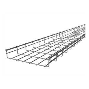 CHAROFIL CH-54-300EZ – Charola Tipo Malla / 54 mm Peralte / 300 mm Ancho / 3 m Longitud / 10 pies / Electro Zinc 15-20 micras / 258 Cables Cat6