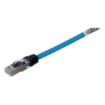 PANDUIT STP6X0.5MBU – Patch Cord Cat6A / Blindado S/FTP / CM/LSZH / 0.5 m (1.64 ft) / Azul