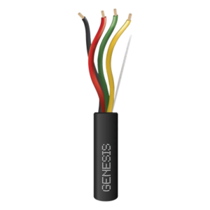 GENESIS 4157-5008 – Carrete de Cable / 152 m (500 pies) / 4 x 18 AWG / Direct Burial FPL / Intemperie / Detección de Incendio y Evacuación