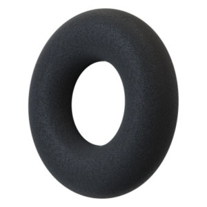 YEALINK LEATHER-EAR-CUSHION-FOR-UH34/YHS34-(1PCS) – Almohadilla de Repuesto / Piel Sintética / Sellado Acústico Mejorado / Instalación Sin Herramientas / Compatible UH34 y YHS34
