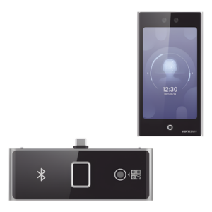 HIKVISION DS-K1T673DWX/K – Terminal de Control de Acceso Facial / Pantalla Táctil 7" / Wi-Fi / Huella, QR y Bluetooth / 10,000 Rostros / IP65 / Exterior