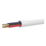 HIKVISION DS-1AC4AUC0M – Cable para Alarma / 4 Conductores / 22 AWG / CCA / Bobina 100 m (328 ft) / Forro Blanco Resistente a UV