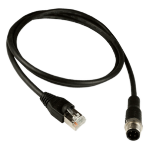 PLANET CB-M12D4MRJ-1000 – Cable Adaptador Ethernet / M12 Macho 4 Pines a RJ45 / Codificación D / 10 m (32.8 ft) / 10/100BASE-TX / Industrial