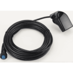 GARMIN 10-10249-40 – Transductor de Montaje en Espejo / Doble Haz 77/200 kHz / 500 W / Profundidad 579 m (1,900 ft) / Sensor de Temperatura / Ángulo 0-70°