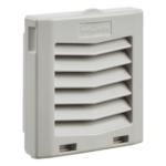 HOFFMAN HG0500404 – Rejilla de Escape con Filtro / IP54 / Click-Fit / 5 in (127 mm) / Gris Claro RAL 7035