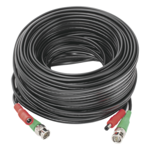 EPCOM POWERLINE DIY-20M-4K – Cable Coaxial BNC RG59 + Alimentación / SIAMES / 20 Metros (65.62 Pies) / CCA / 4K / Interior y Exterior